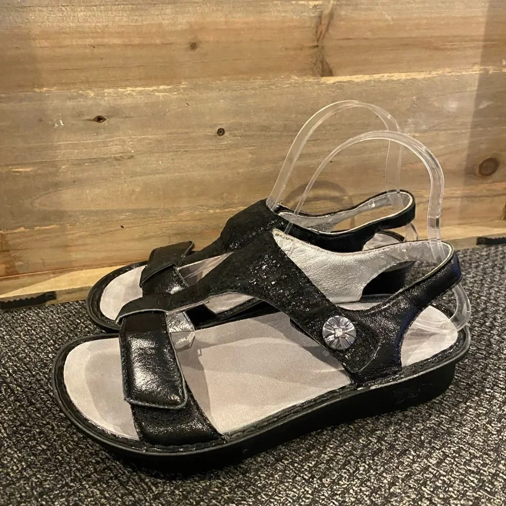 ✅Alegria Kerri Sandal Black sling back